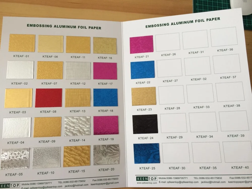 
embossing PET laminated paper 