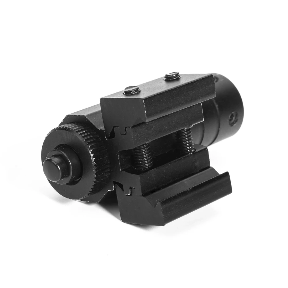 Tactical AT Red Laser Sight Scope 11mm /20mm Adjustable Mount For Outdoor Measure