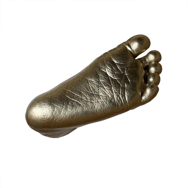 Baby mould casting chromatic alginate  impression material for baby hand and foot 3D mould casting and modling