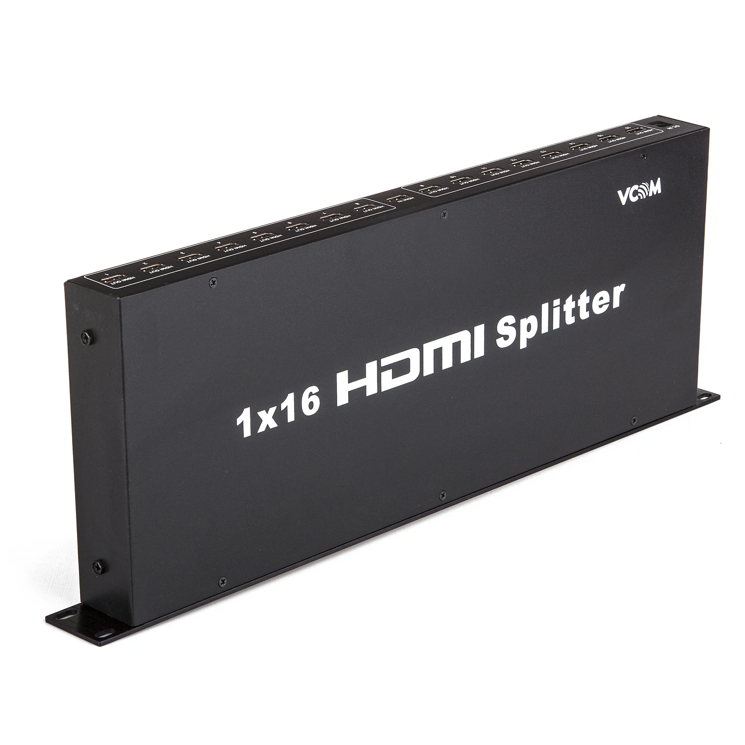 VCOM 4Kx2K 3D 1 Input 16 Output HDMI 1x16 Video Switcher Support 1080P HDMI 1 In 16 Out HDMI Splitter With Remote Control