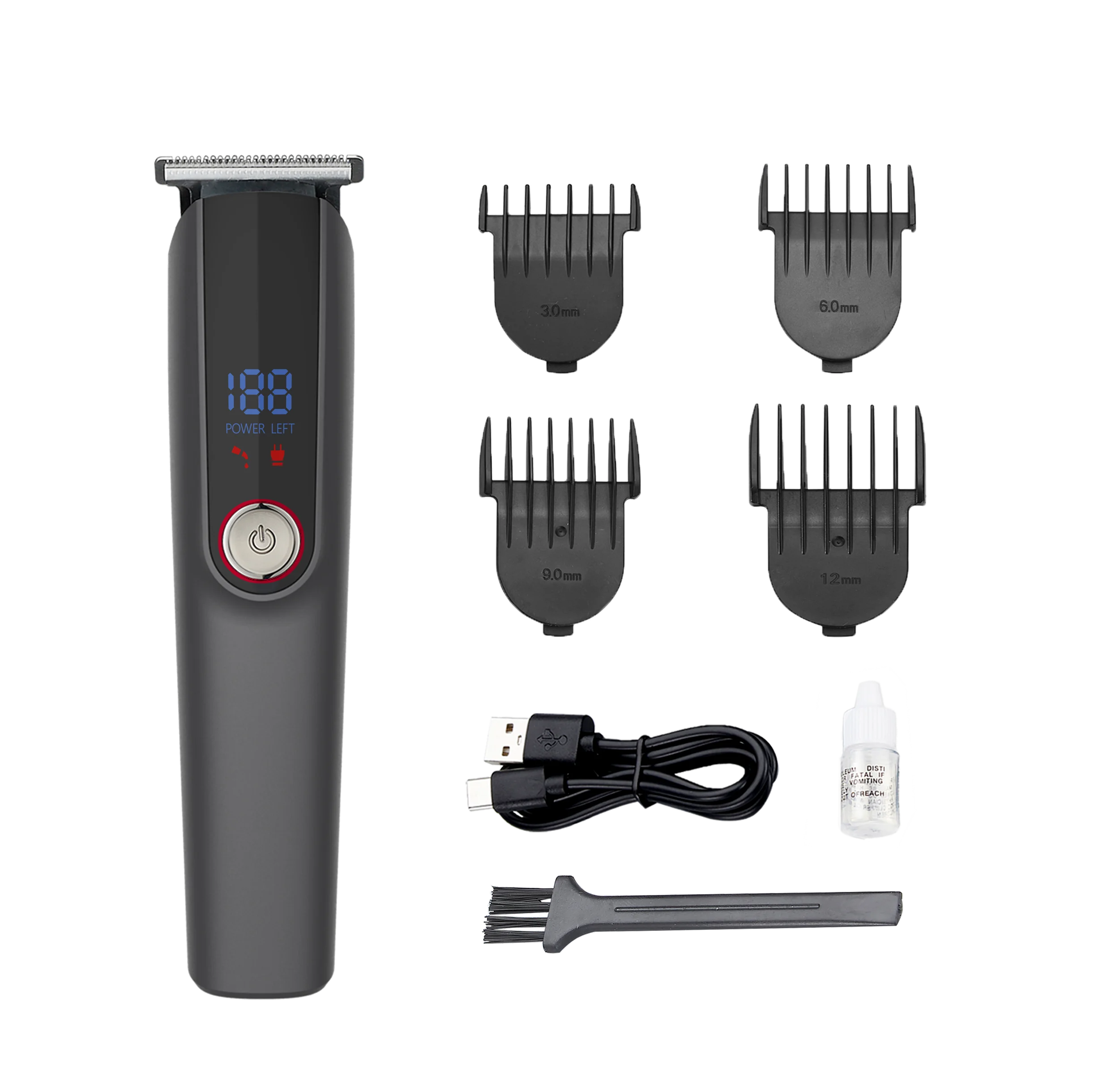Hair Clippers Trimmer Barber Machine Men Shaving Machine Cutting Waterproof Hair Trimmer