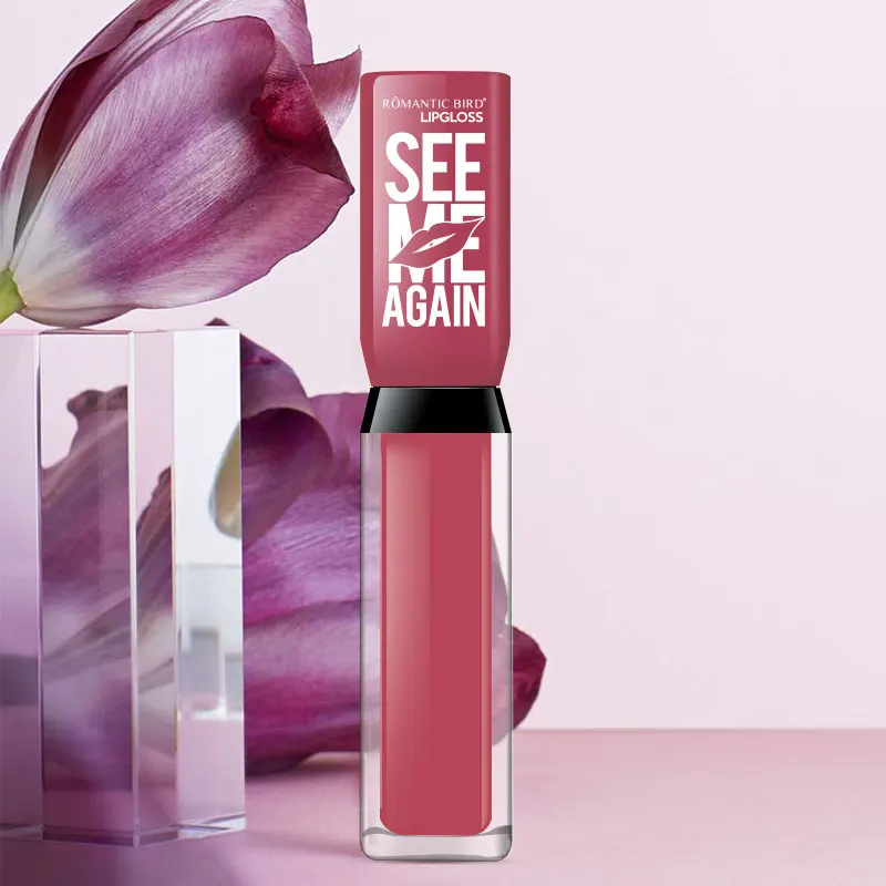 Romantic bird OEM Wholesale custom logo luxury water proof Glossy Vendor Candy no- stick liquid lipstick vegan matte lipgloss