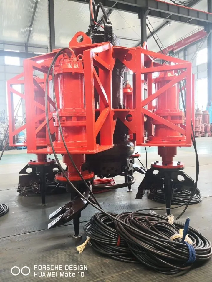 Heavy Duty Dredger Hydraulic Submersible Solid Slurry Acid Pump with Double Agitators to Dredge Sand Slurry