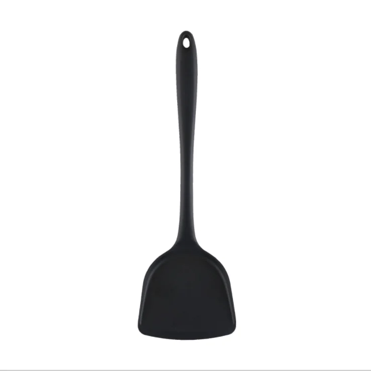 wholesale colorful Silicone leakage shovel, plastic slotted spatula&spoon silicone spatula