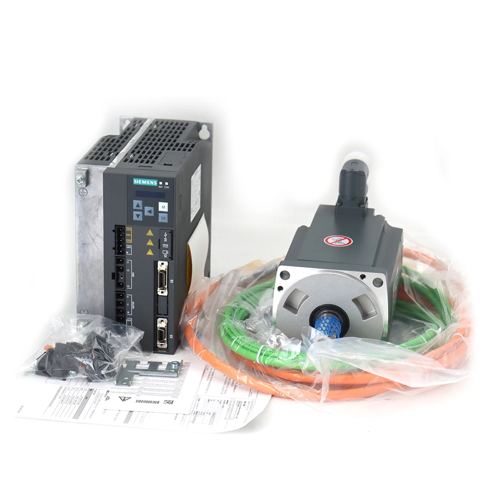 Siemens Servo Мотор 3 фазы 400V 1FL6044-1AF61-2LA1 750W 2.39NM 3000 оборотов в минуту и сервопривод