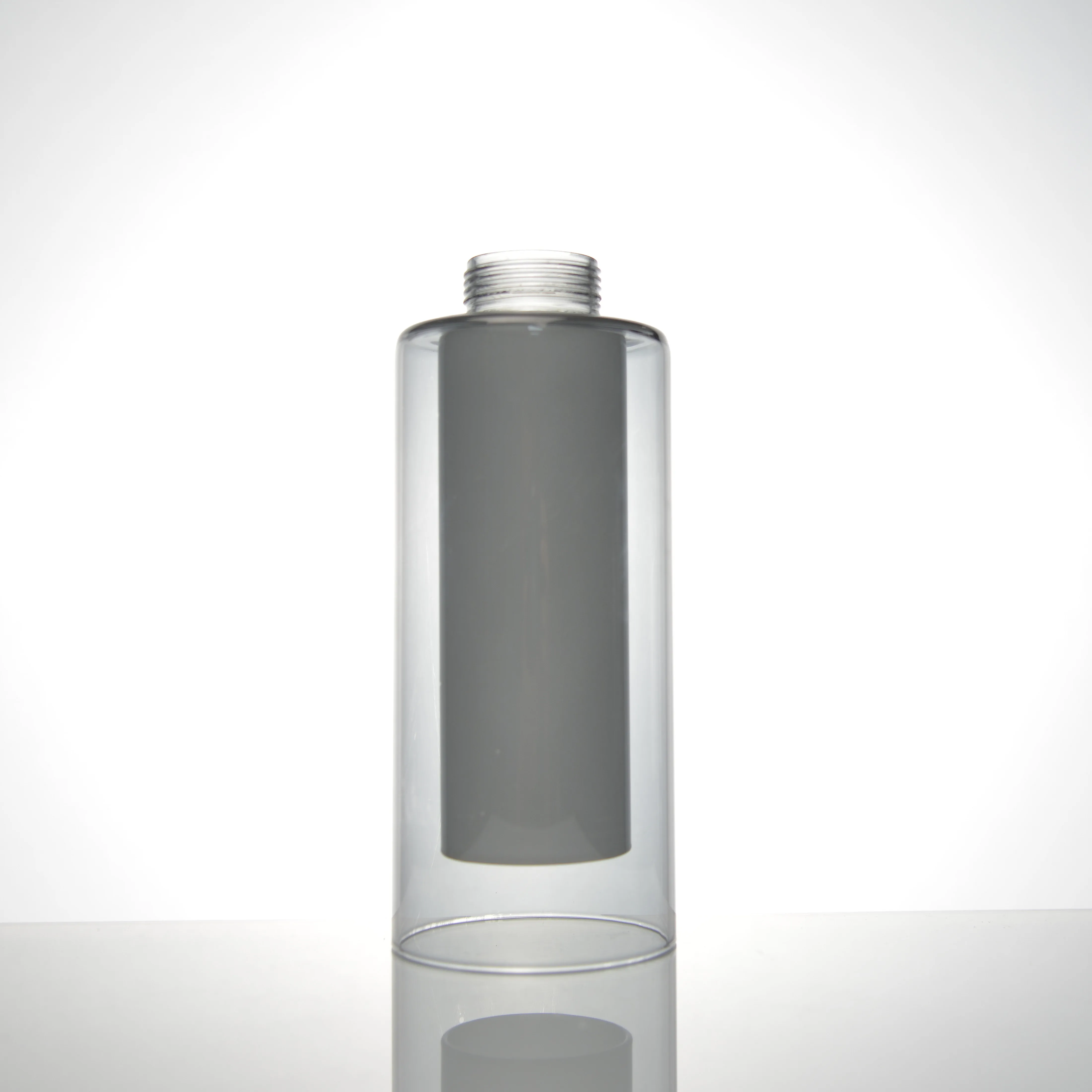 Custom Diameter 180mm Clear Double Wall Ball Shaped Borosilicate Glass Lamps Shade Lampshades For Table Light