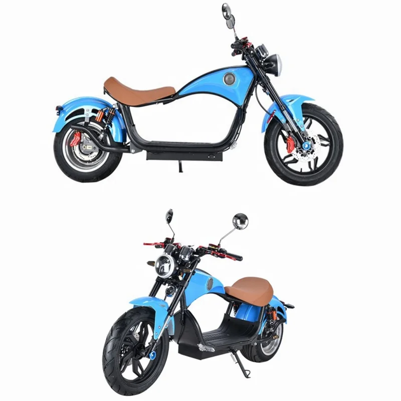 High Speed Big Power 3000W Portable 2 Wheel Electric Scooter Citycoco Made in China