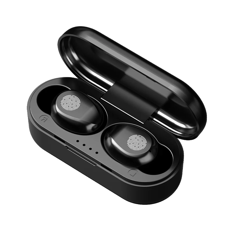 F9 Mini TWS Bluetooth Wireless Headphones with Mics Sport Waterproof TWS Earphones Touch Control Music Earbuds Mini Flashlight