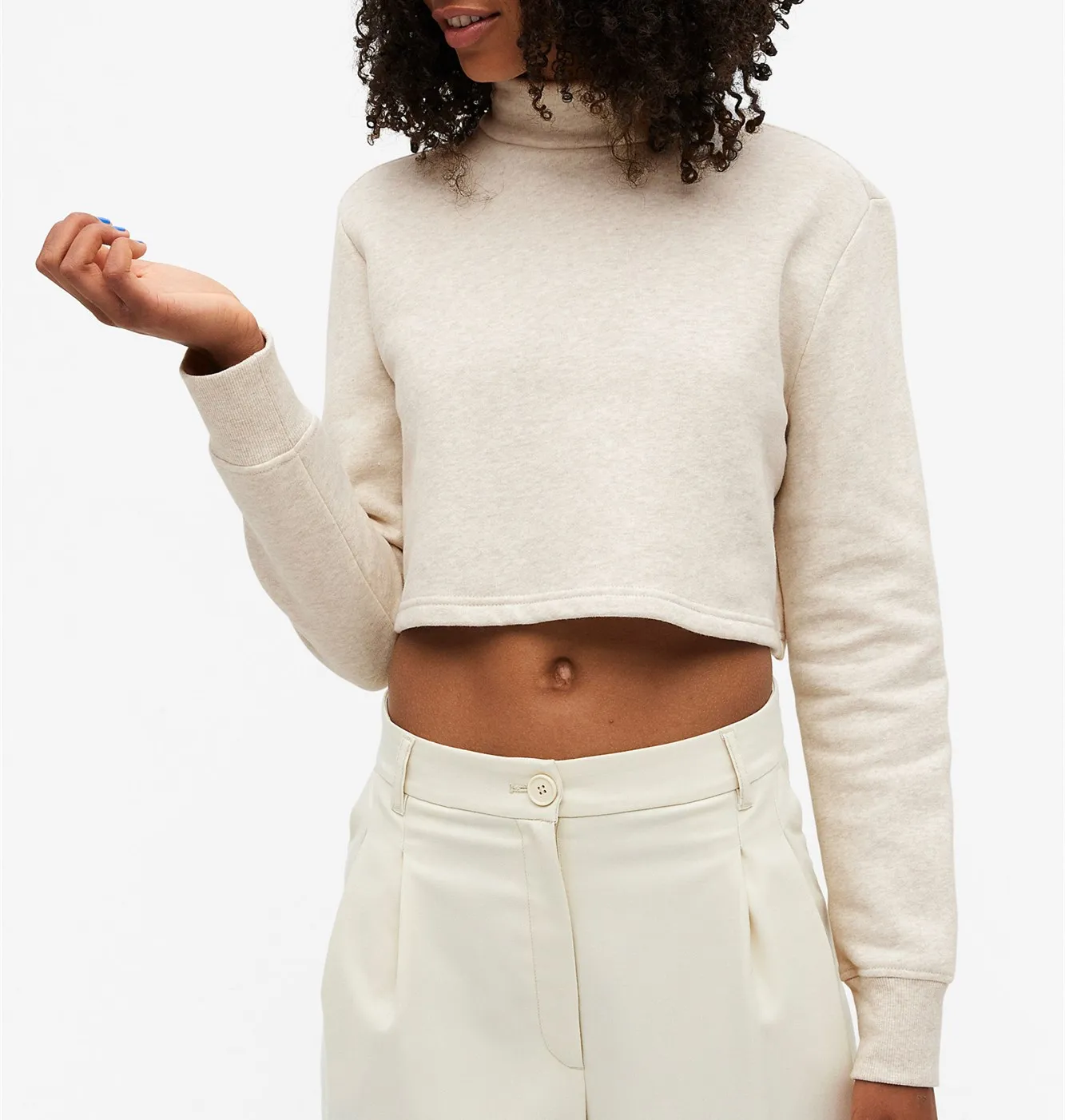 
heavy sweatshirt 100% cotton crop top sweatshirt women sweatshirt woman 