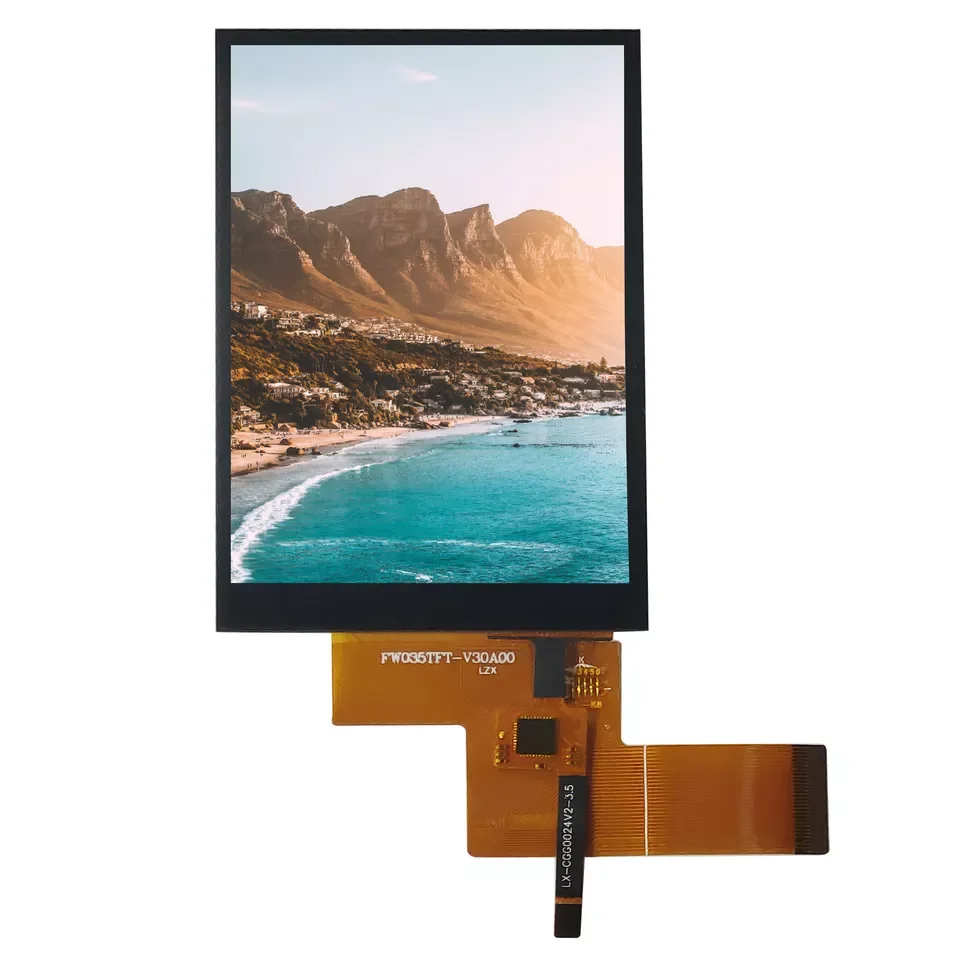 SWI Customized 3.5inch 320x480  Full Viewing Angel IPS TFT LCD Display Screen Touch Screen Display