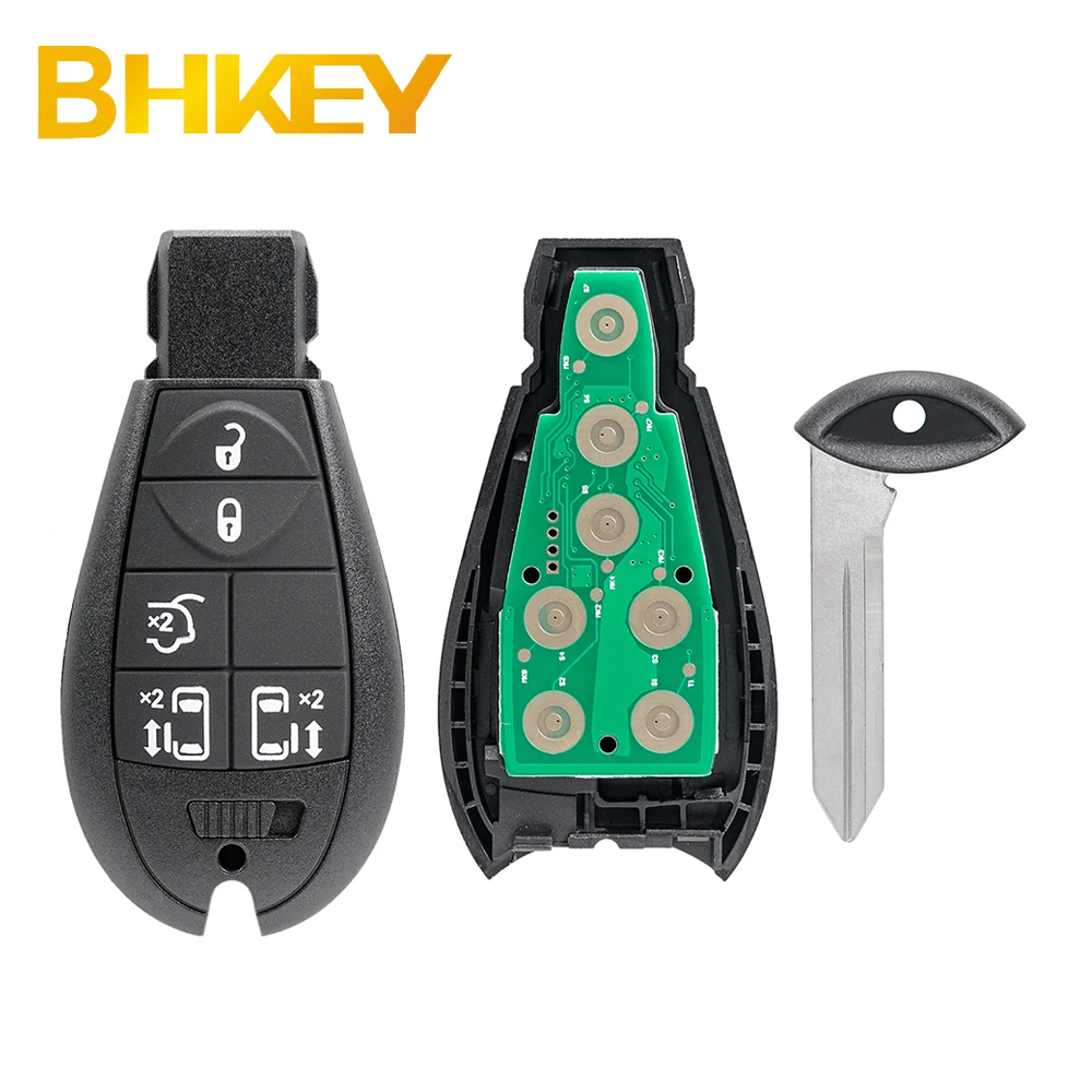 For Chrysler 2008 2009 2010 300C 2B 3B 5B Remote Key Fob 433Mhz M3N5WY783X IYZ-C01C 46 Chip Half Smart