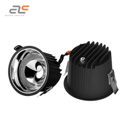 EZELED Wholesale Price Anti-Glare Ceiling Mounted COB IP20 Spot Light 9 15 24 36 45 W Led Light Down