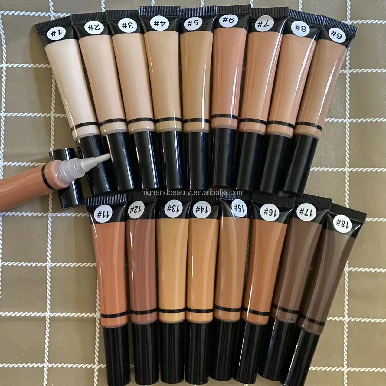 High Quality Soft Matte Cream Concealer Soft Tube Liquid Concealer Private Label