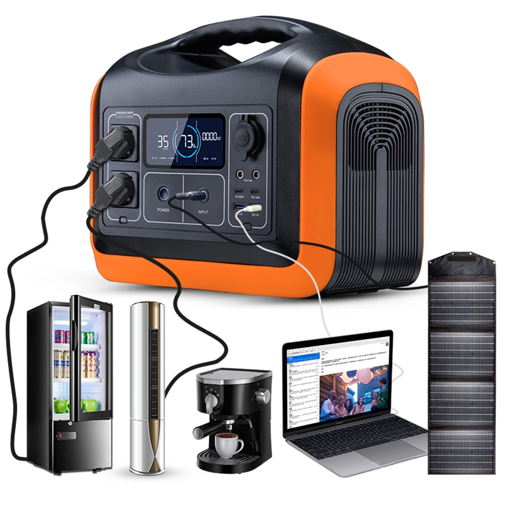 1200W 220V 230V EU Plug Tragbare Powerstation Outdoor Camping Solar Generator LiFePO4 Battery Portable Solar Power Station