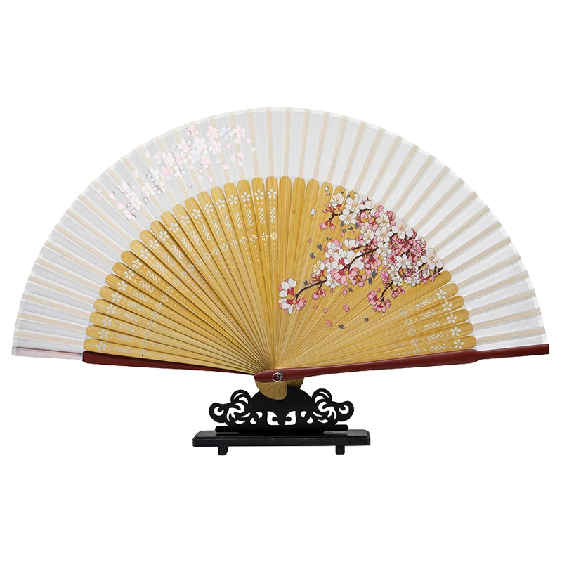 Professional Manufacture Gifts Handicraft Custom Bamboo Japanese Style Fan (1600336132986)