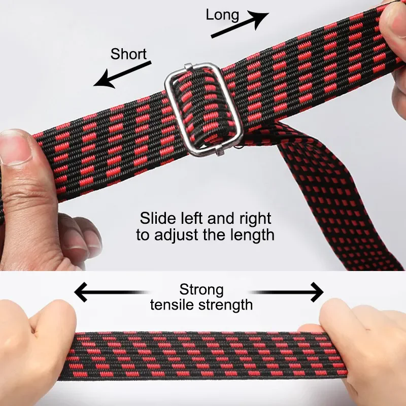 High Quality Adjustment Length Elastic Rubber Luggage Rope With Hooks Bungee Cords