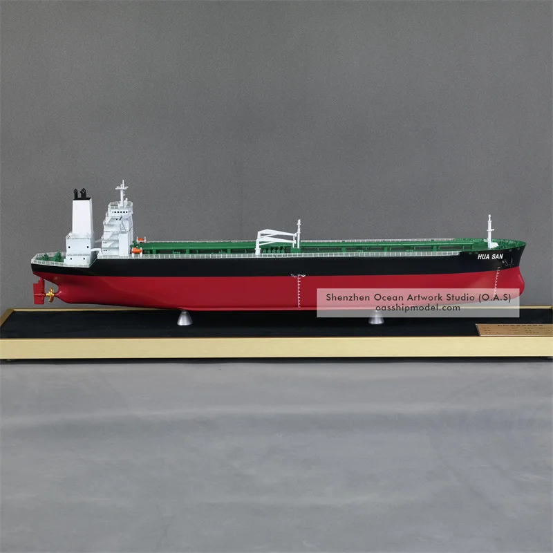 O.A.S  Factory Model Customized 65cm HUA SAN Oil Ship Model Making Beautiful Souvenir Gift for Shipping
