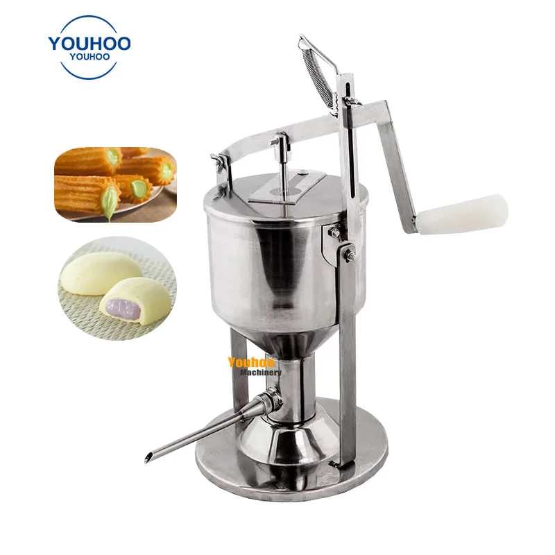 manual type hollow churros filler churro filling jam chocolate machine with cheap price