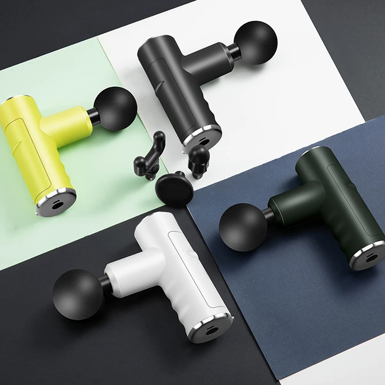 
Portable cordless sports fitness abs mini fascia gun with brushless 