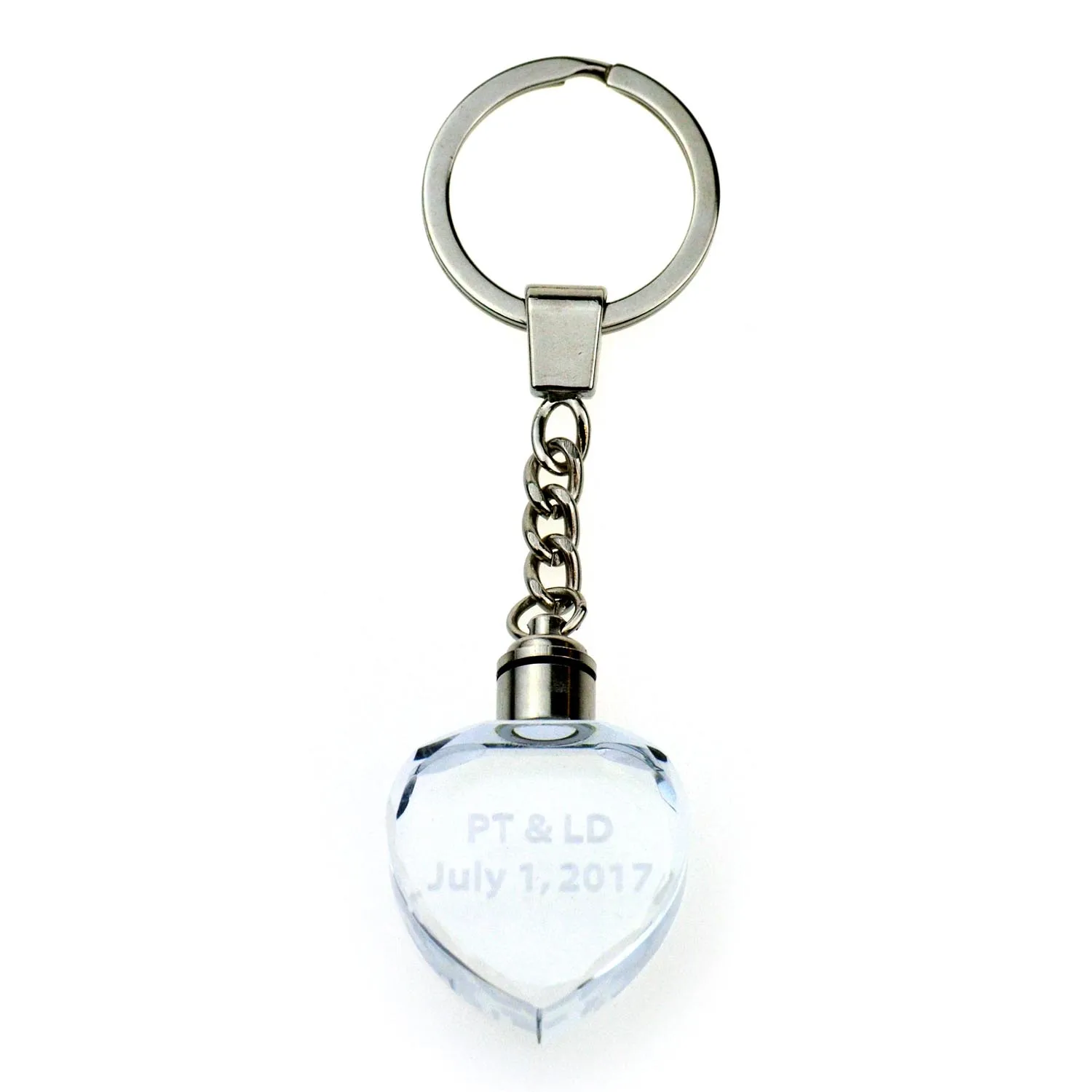 Оптовая продажа, брелок с кристаллами, светодиодный брелок с УФ-подсветкой, производитель, брелок с 3D-лазерной гравировкой