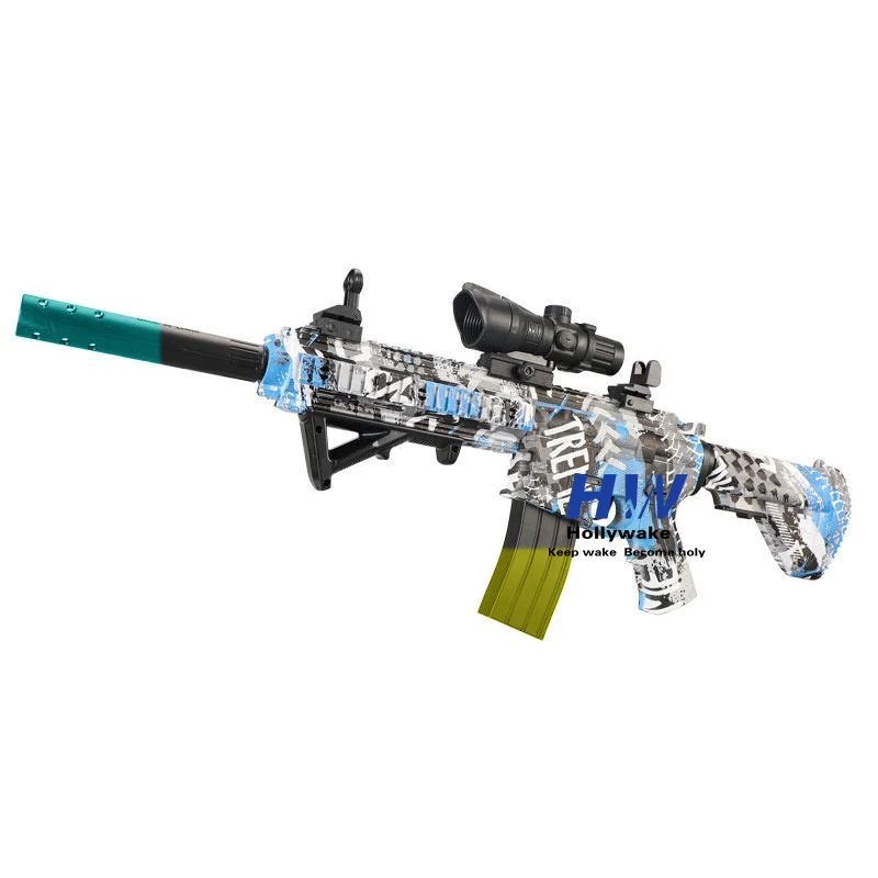 M4A1 Gel Ball Toy Gun Manual & Automatic Splatter Ball Blasters for boys and adults shooting game