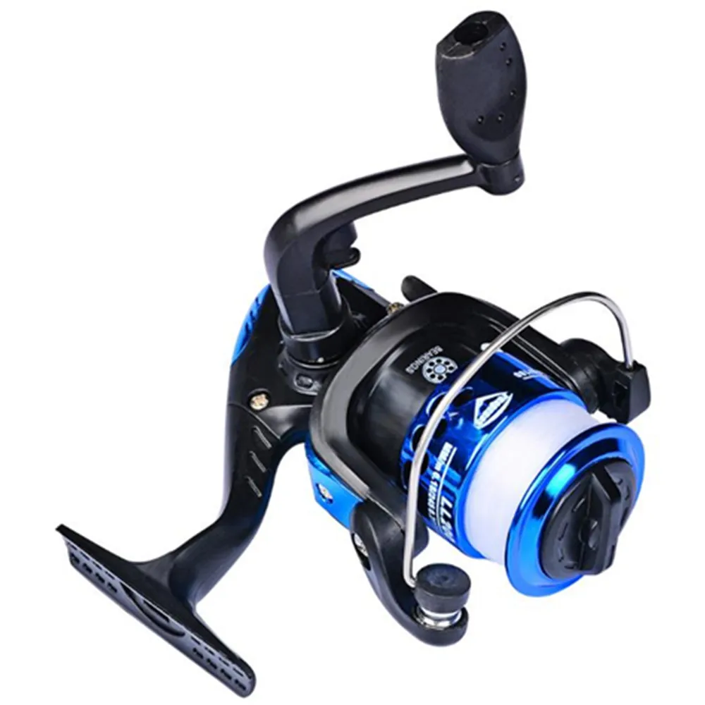 CASTSOON Brake Design Strong Carp Feeder Reel Spinning Wheel Type Fishing Wheels Mini Rubber ABS Blue Black Red Spin REELS 176