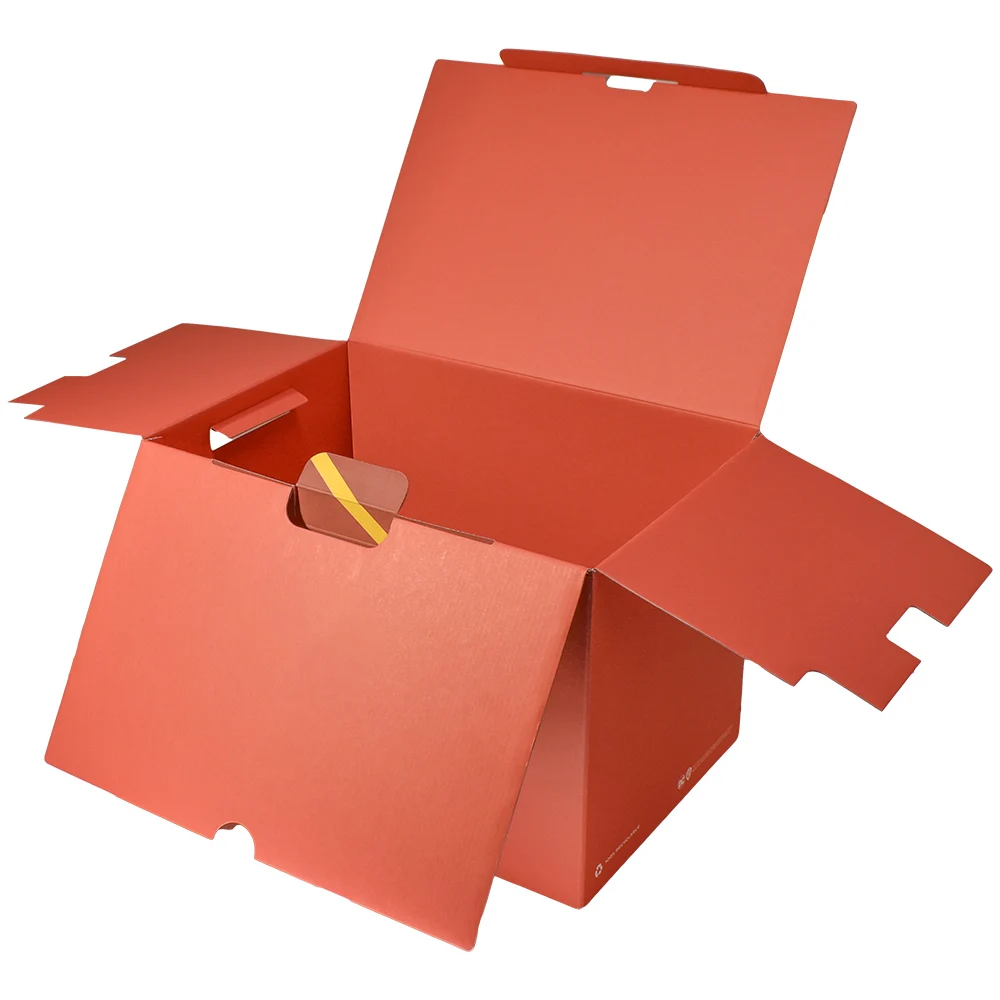 Custom Big Gift Box Packaging for Motorcycle Helmet Motorcycle Accessories and Bright Color Corrugated Shipping Box