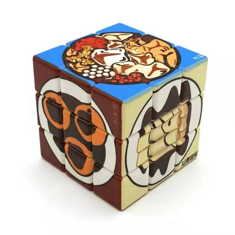 promotion advertising gift educational puzzle toy custom uv printed photo logo 3*3*3 magic cube