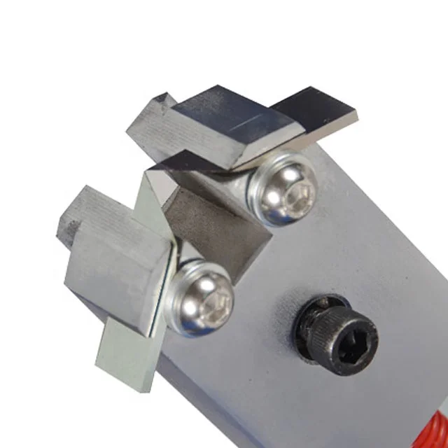 Manual v type cardboard grooving cutting