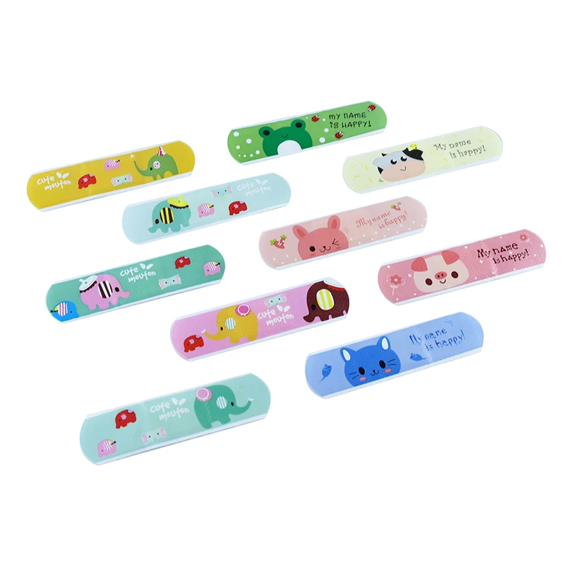 Medical consumable custom printed skin color bandaid plaster custom logo band aid kids