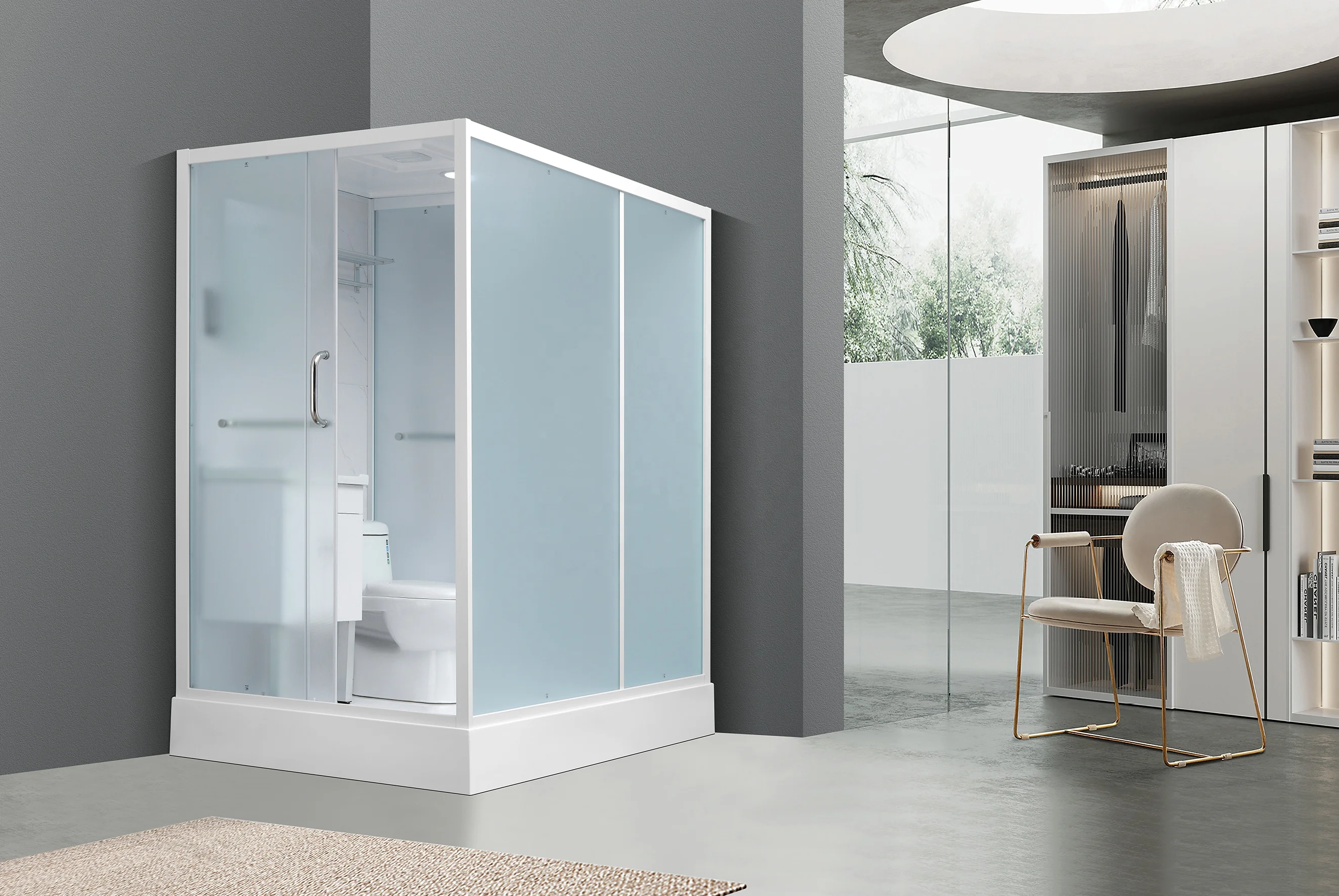 Mesa Multi-function Prefab Toilet Shower All in One Bathroom Units Prefab Toilet Shower room