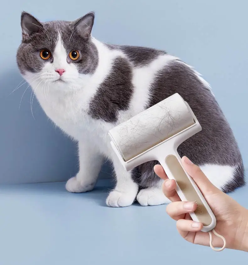 Custom Luxury  Reusable Travel Small Pocket Sticky Lint Roller Clothes Pet Hair Remover For Small Animals