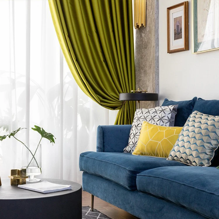 Nordic simplicity 2022 new curtain shading bedroom living room window