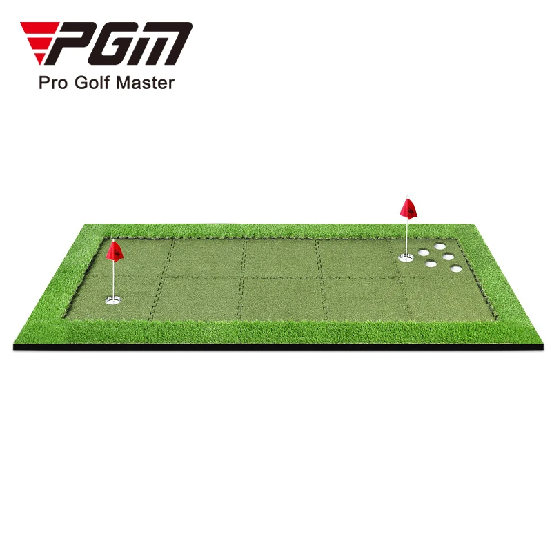 PGM GL019 mini golf outdoor carpet putting green kits portable nylon putting green