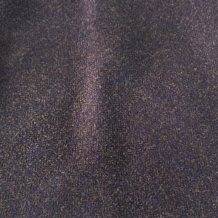 Hot selling wholesale luxury wool tweed fabric knitted materials used in clothing production
