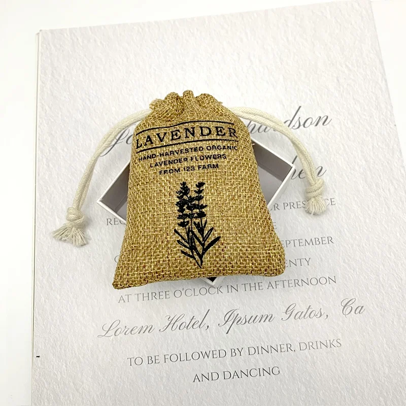 Small Burlap Gift Bags With Drawstrings Jute Hessian Product Packing Bag Gunny Rice Grain Hemp Sacks Bags