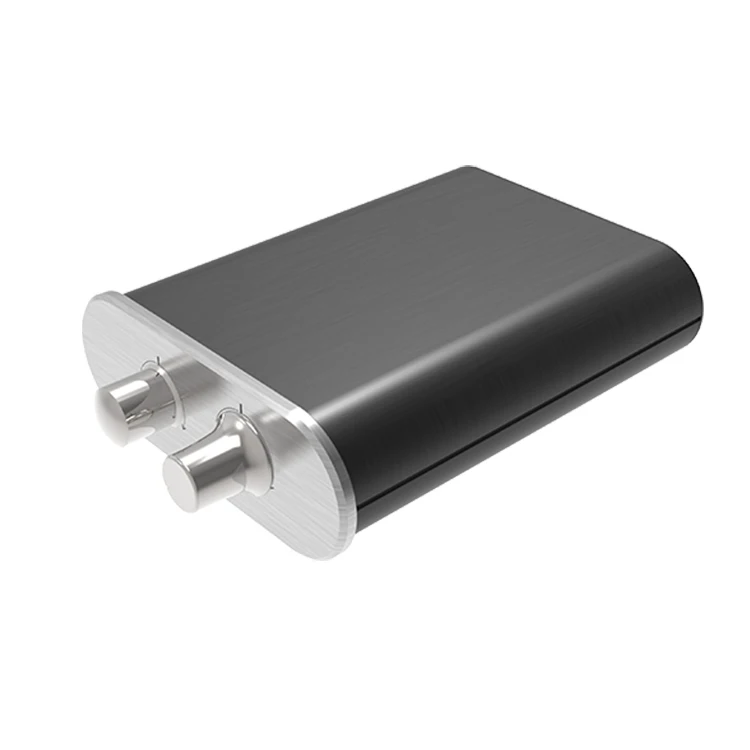 GOF W28 120*40*100mm Manufacture Indoor Aluminum Prototype Amplifier Enclosure Electronic Component Audio Polished Interface Box