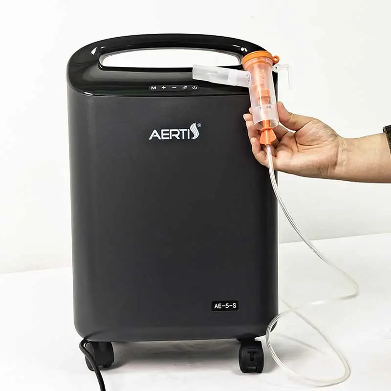 Medical Oxygen Equipment Small Mobile 5L Oxygen Concentrator for Home Care