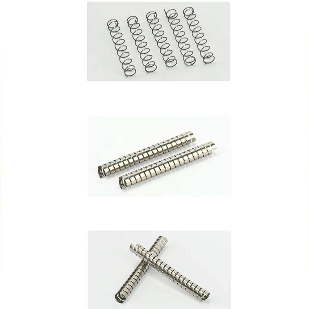 ZFYL S-13 Customized conduit bending compression spring coil spring 304 stainless steel flat wire spring