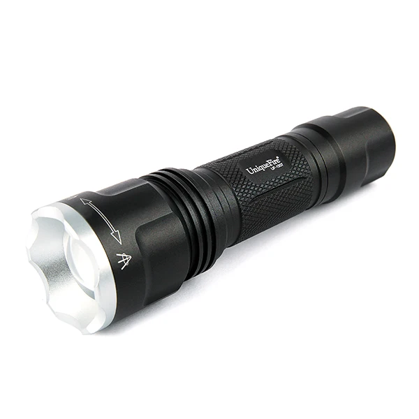 UniqueFire 1507 High Power brightest Zoomable Adjustable high lumen Tactical LED Flashlight for Hunting Camping