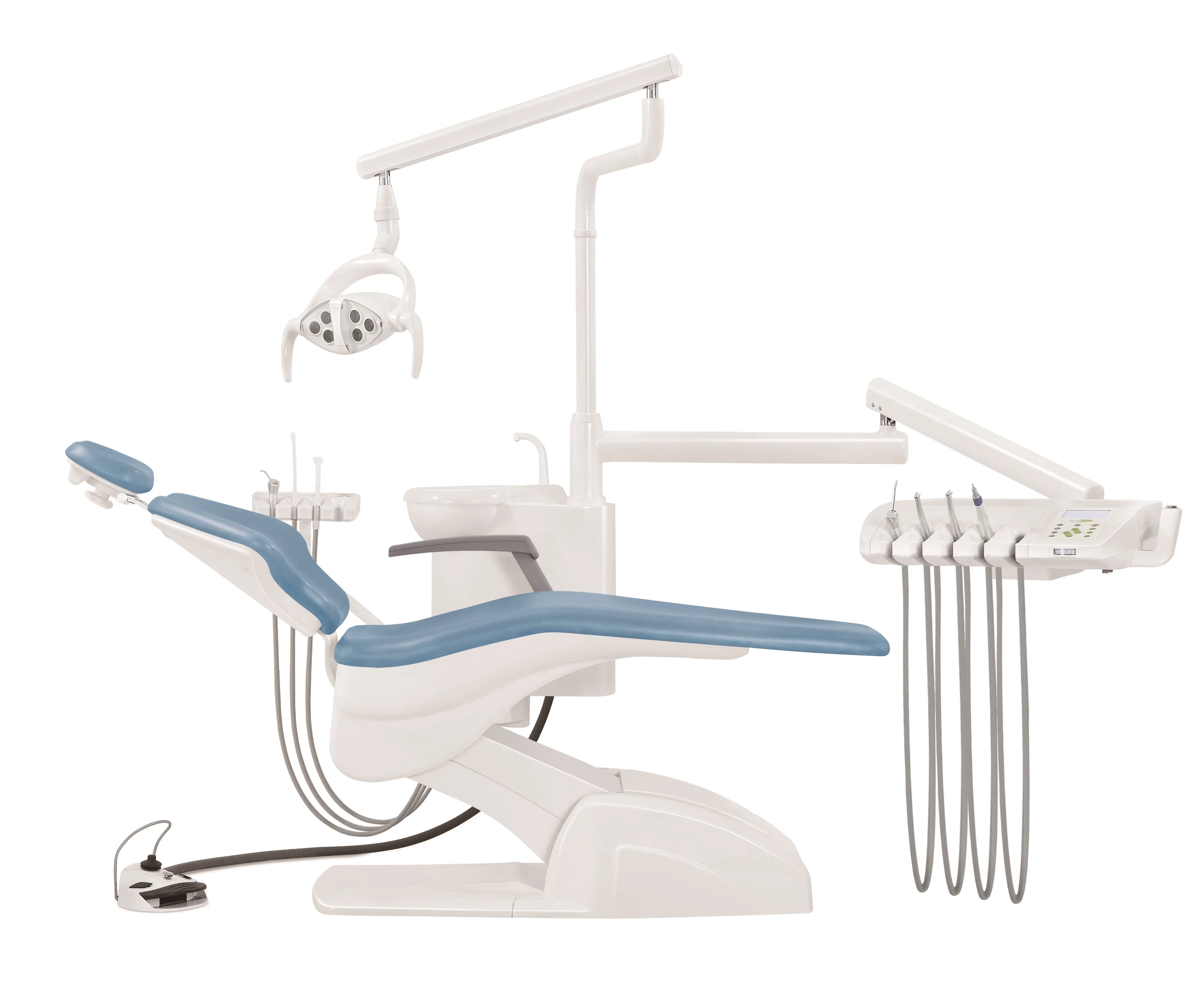 Китайский стоматологический стул по заводской цене с внутриоральной камерой, стоматологическим воздушным компрессором, стоматологической рентгеновской машиной и т. д. DC21