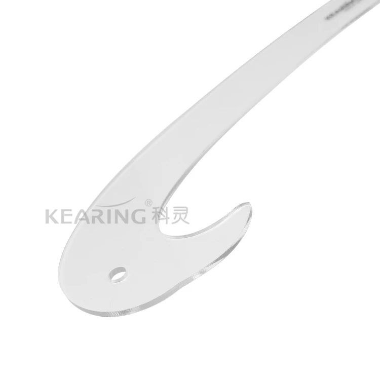 Kearing clear acrylic french curve pattern making and fashion design ruler for drawing irregular curves PM1315