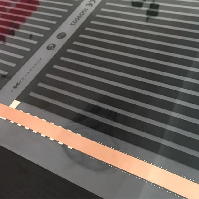 50/80/100cm far infrared PTC Floor Heat panel 220V carbon Heating Films