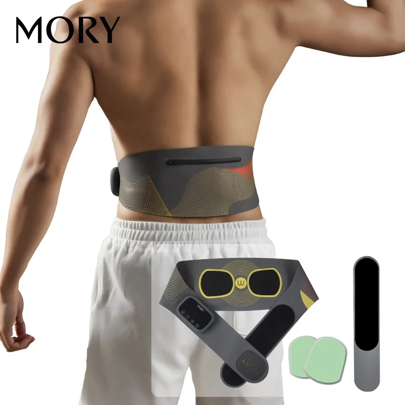 Waist Slim Back Body Vibrate Heat Menstrual  EMS Waist Massage Belt