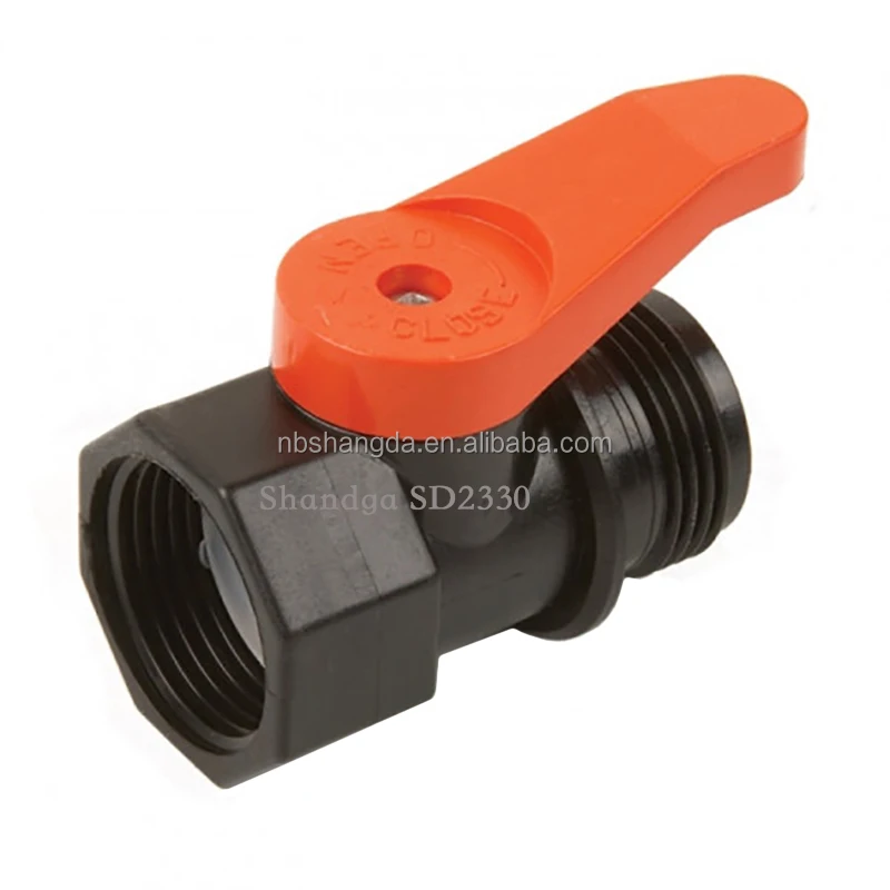 Drip Irrigation System 20mm Male/Female BSP Ball Flushing Valve