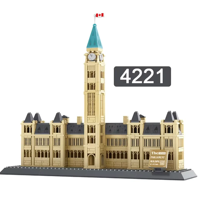 Iconic CN Tower Educational Building Blocks Architectural Models Toys build model blind box education building block set