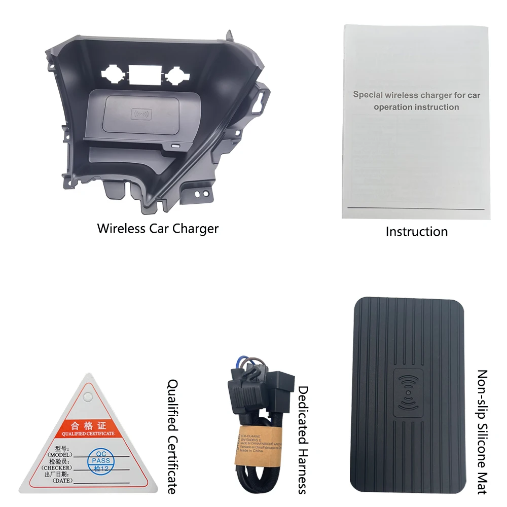 New Product Qi Wireless Fast Charger Car Wireless Phone Charger Special For Kx5(left) 2015-2017