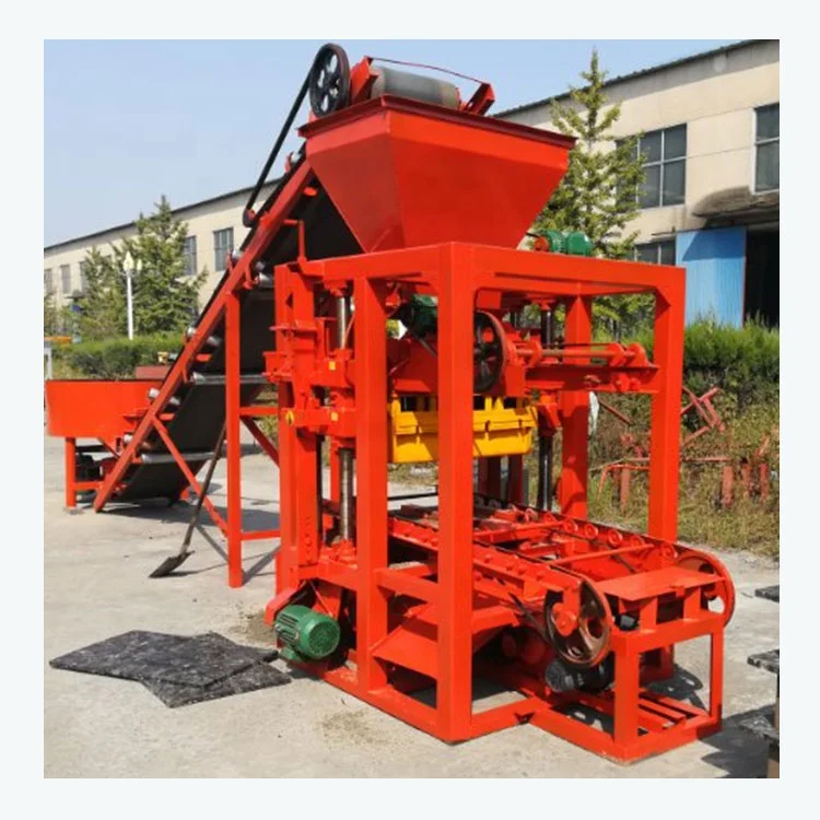 QT4-26D machine de fabrication de briques brick molding machine small block making machine