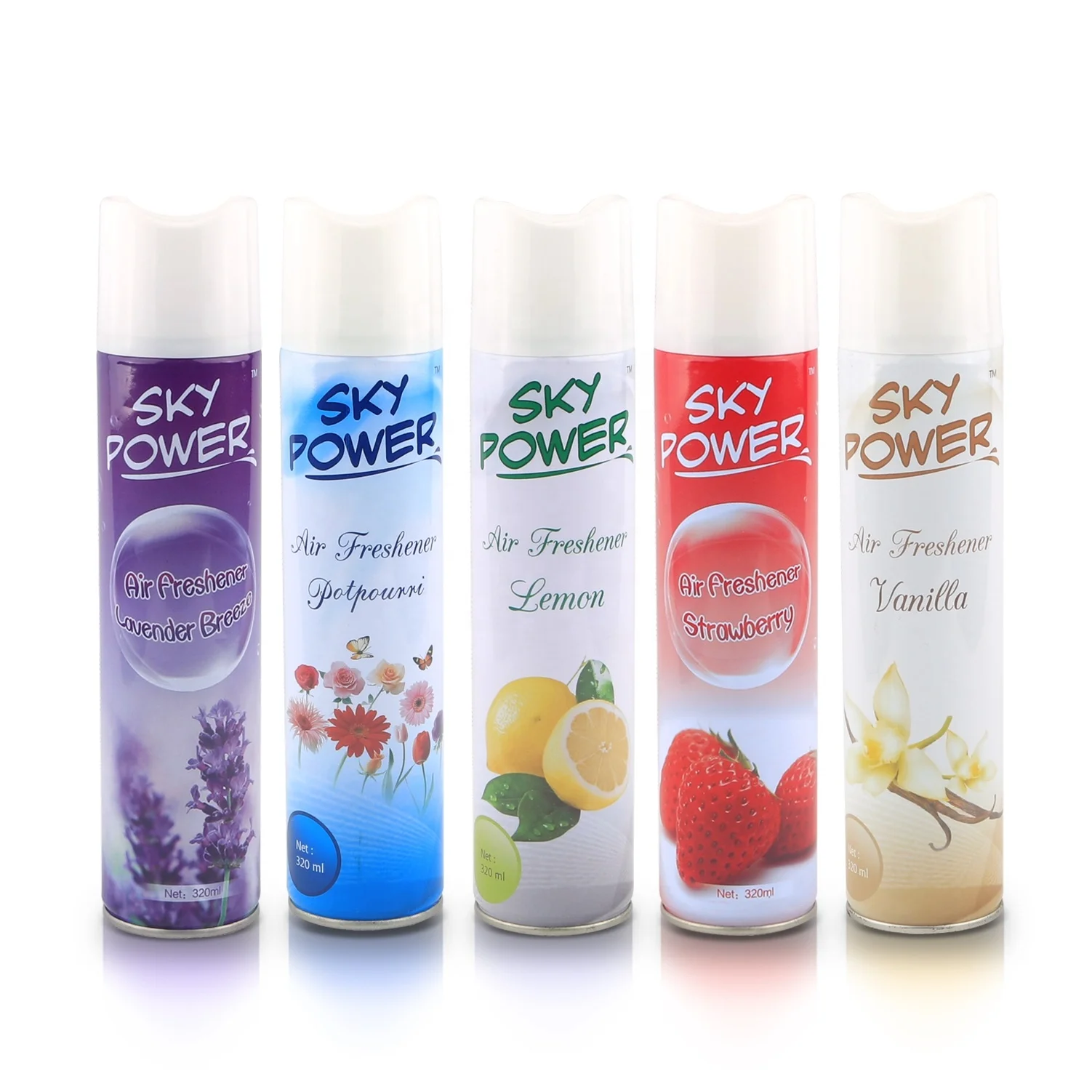 5 Scents Optional Flower And Fruit Fragrance Air Freshener Cover Bad Odor
