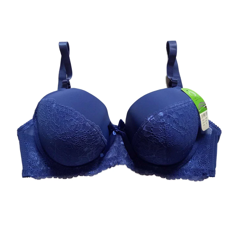 Lubunie wholesale summer new suit breathable underwear female Angle cup type adjustable shoulder strap sexy lace bra